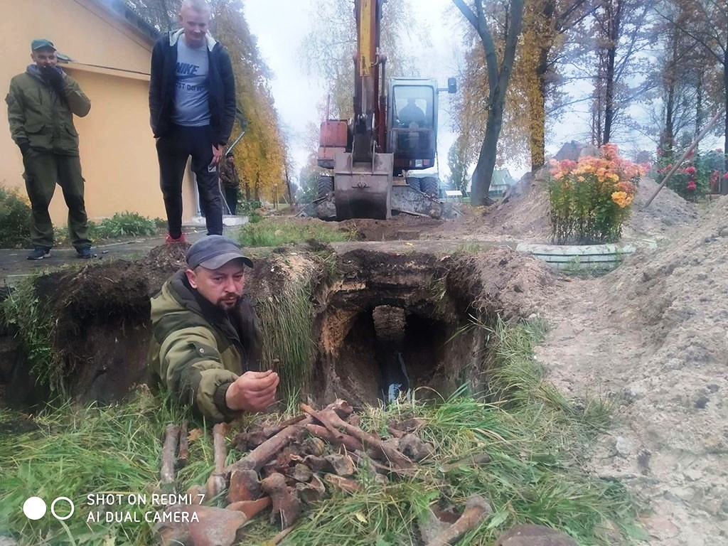 Рабочие признались, что никогда ещё не находили человеческие кости