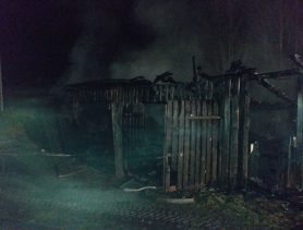 В Хотыничах случился пожар