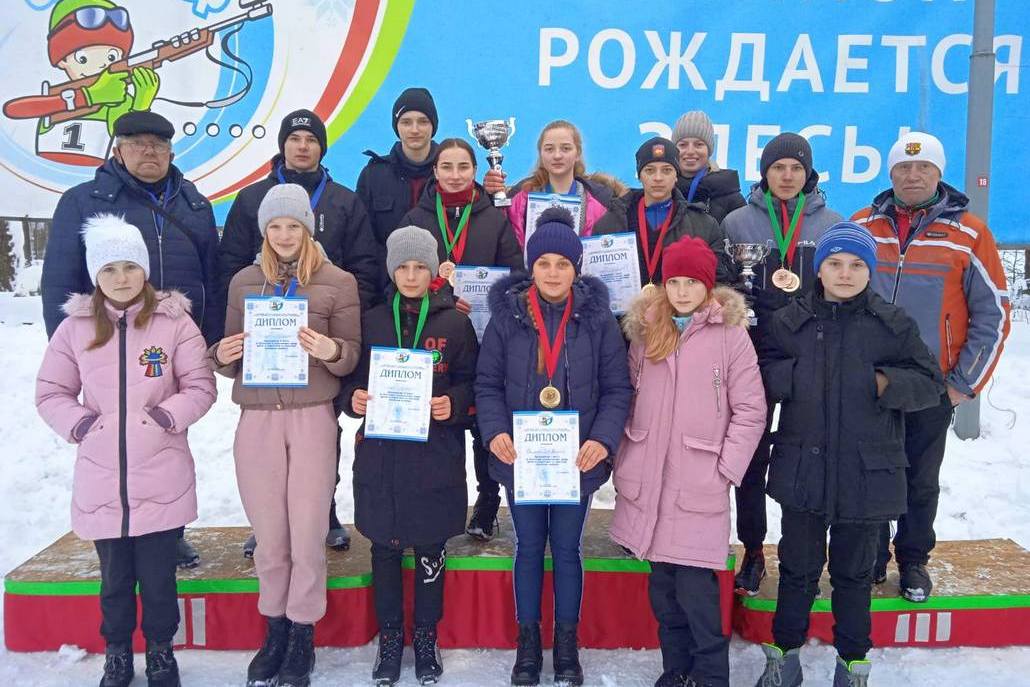 Школьники из Ганцевичского района взяли призовые места в «Снежном снайпере»