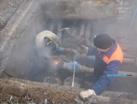 В Ганцевичах к концу зимы рвёт трубы