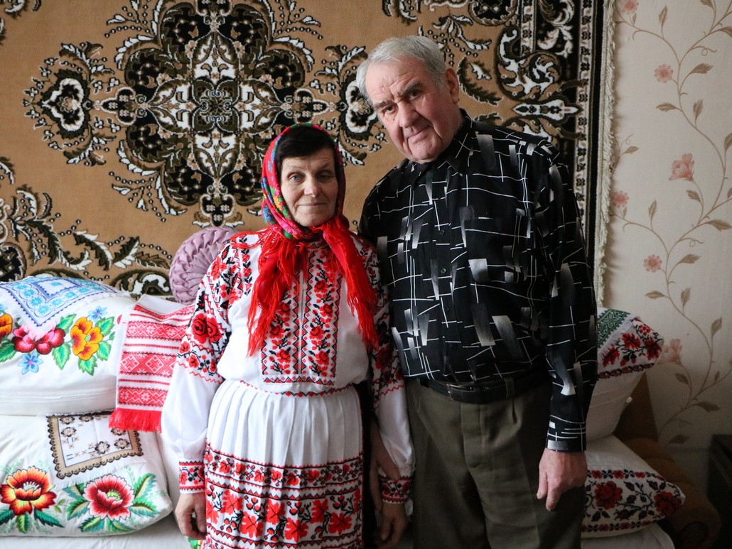 Андрэй Андрэевіч з жонкай Надзеяй Васільеўнай