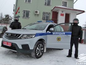 Хрустальную сову и автомобиль вручили Ганцевичскому отделению Департамента охраны