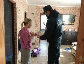 Ганцевичские спасатели предупредили жителей города и района