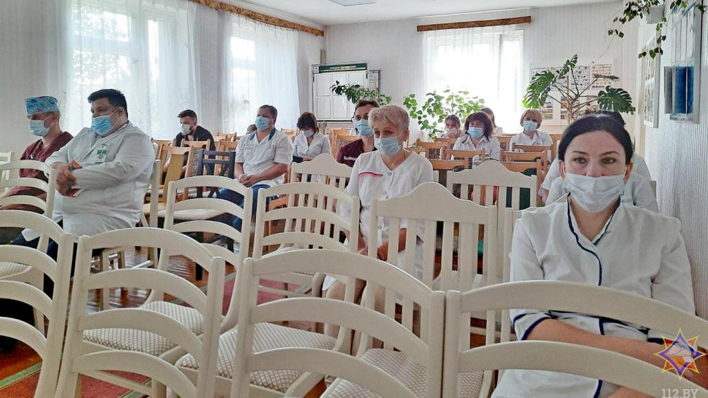 В Ганцевичской больнице освежили знания о том, как важно обеспечить безопасность