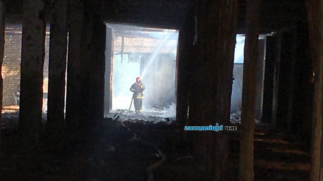 Пожар в деревне Борки