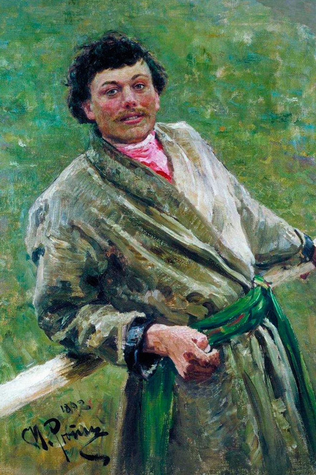 Художник Илья Репин. Картина «Белорус»