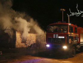 Ночной пожар в Столинском районе: один человек погиб, другой в реанимации