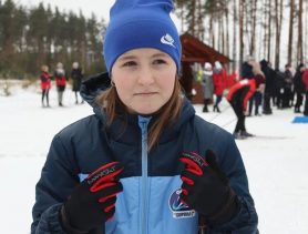 Лыжница из Люсино взяла медаль и сертификат в республиканском этапе «Снежного снайпера»