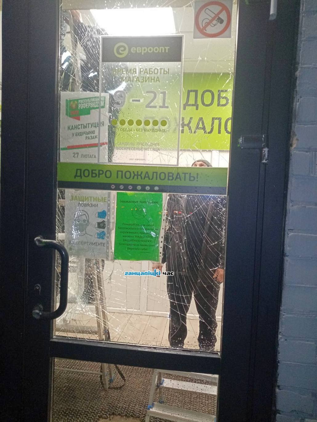 Ураганный ветер наделал бед в Ганцевичах и районе