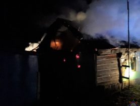 На пожаре в Ивацевичском районе спасли пожилую женщину