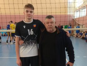 Ганцевичский волейболист заработал серебро в составе областной команды