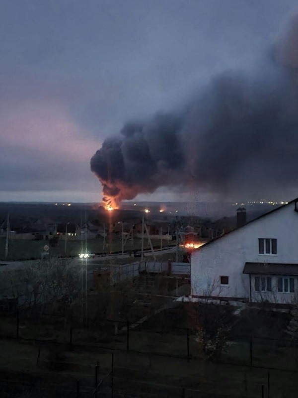 Пожар в Белгородской области