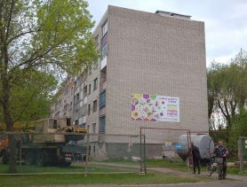 Капремонт дома в Ганцевичах наполовину финансируется из бюджета