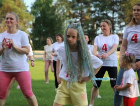 Зарядка в Ганцевичах: много детей и «эффект присутствия»