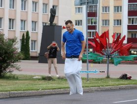 В Ганцевичах впервые прошла комбинированная эстафета