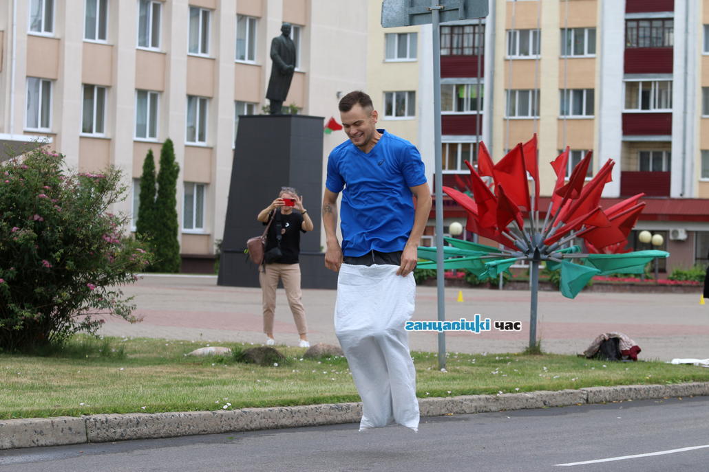 В Ганцевичах впервые прошла комбинированная эстафета