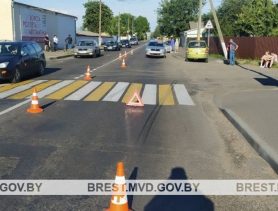 Всего за один вечер в ДТП пострадали дети в Березе, Пинске и Кобринском районе
