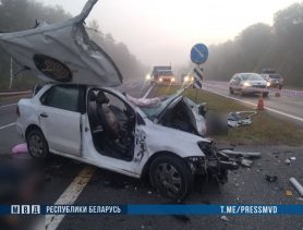 В аварии на трассе М1 в Ивацевичском районе погибли четыре человека