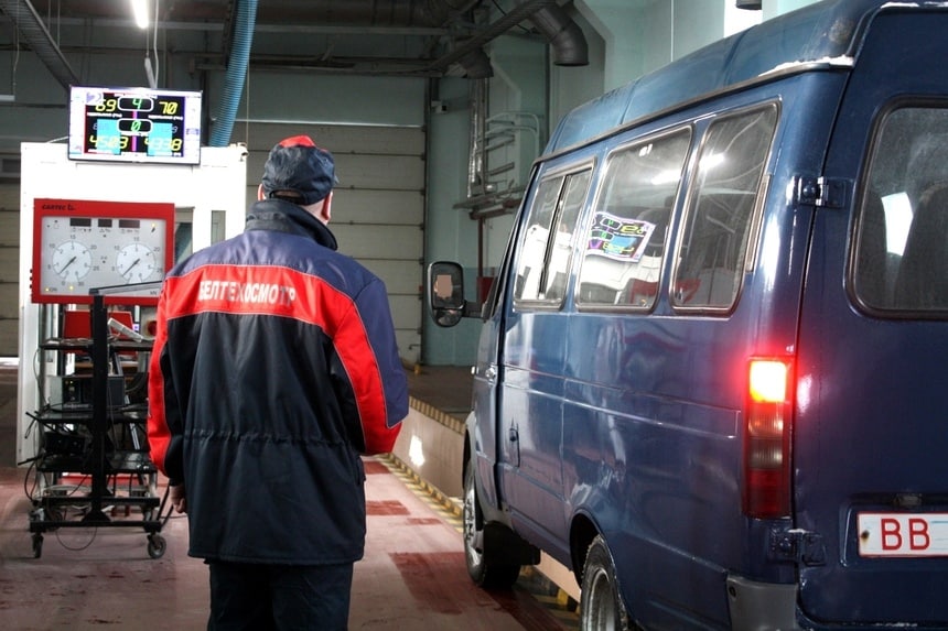 На станцииТО в Ганцевичах