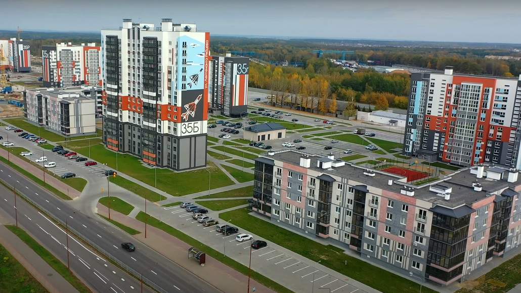 Новый жилой район в Бресте
