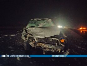 Один человек погиб и четверо пострадали в аварии на трассе М1 в Березовском районе