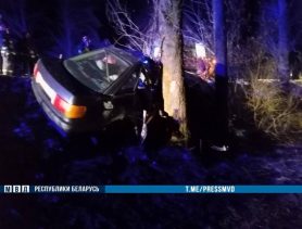 Юный водитель-бесправник наехал на деревья в Брестской области: погиб пассажир