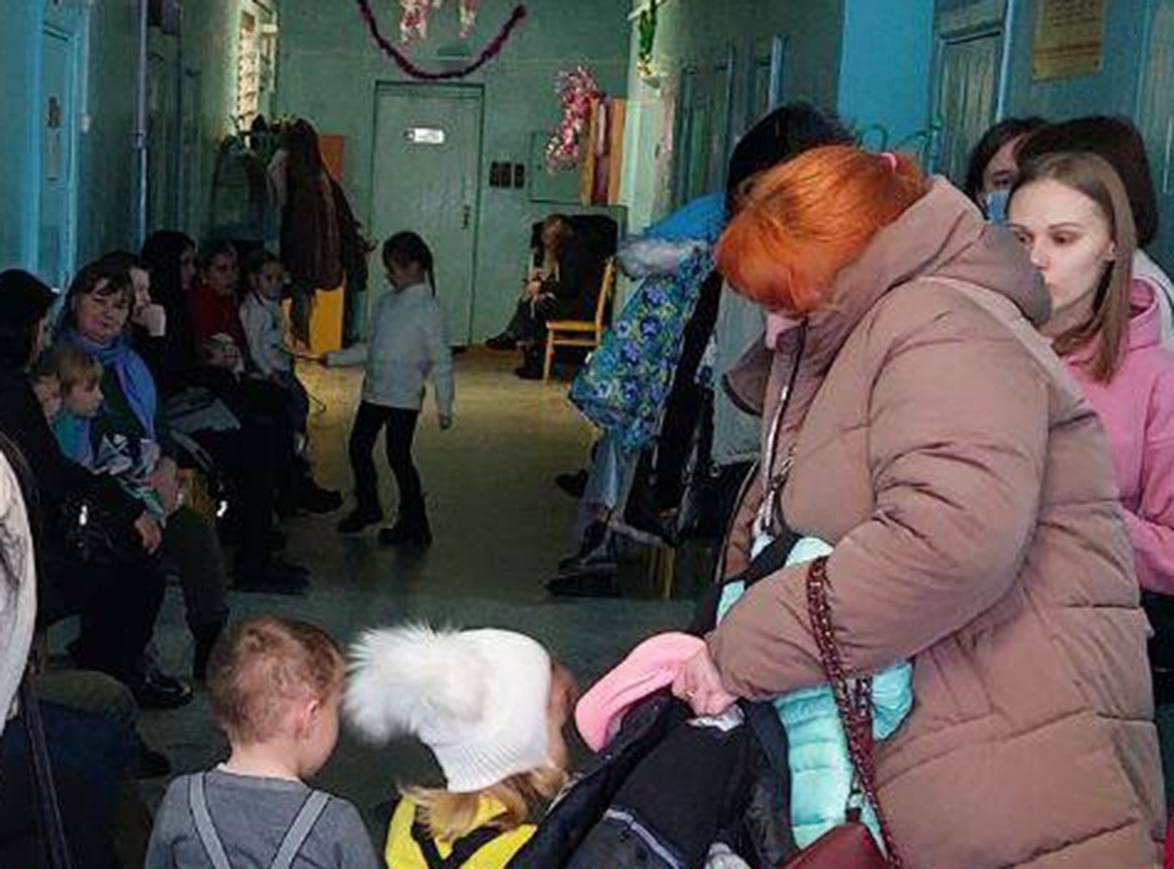В понедельник 12 декабря на приём к педиатру в Ганцевичской райбольницы была очередь пациентов.