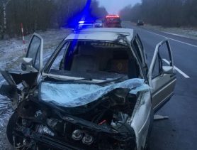 Пьяный водитель в Ивацевичском районе не смог разъехаться с трактором