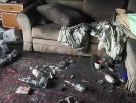На пожаре в Барановичах спасли хозяйку квартиры и ее сыновей