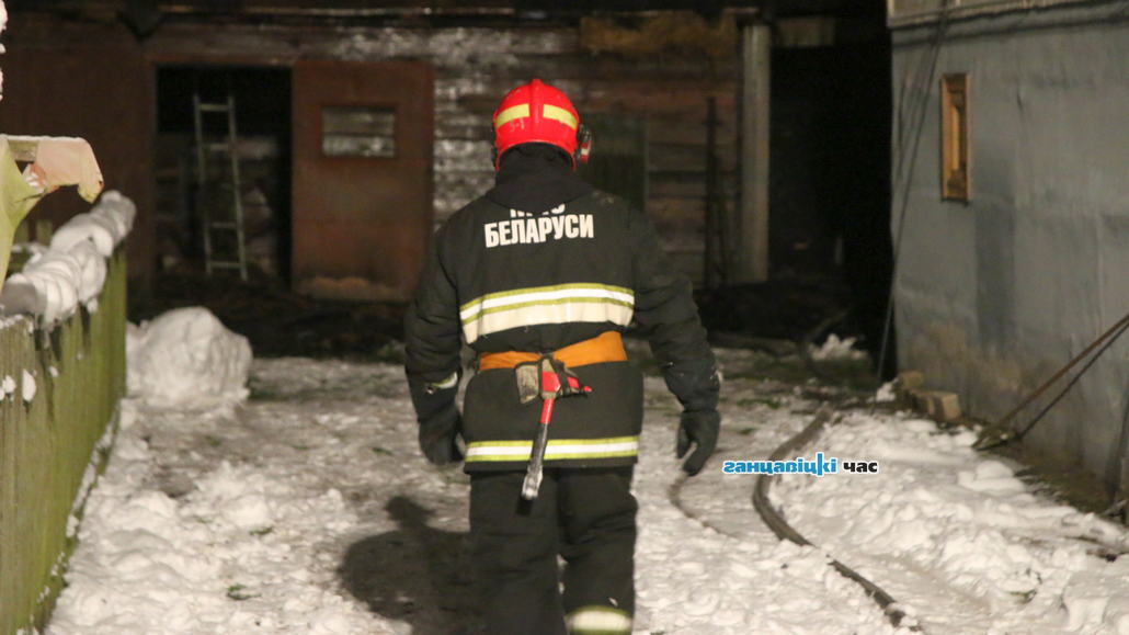 На пожаре в Ганцевичском районе погиб хозяин дома