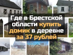 Где в Брестской области купить домик в деревне за 37 рублей