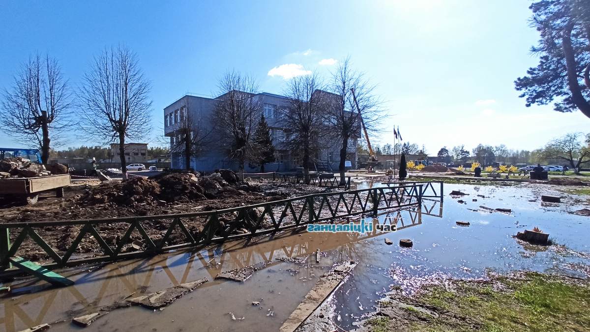В Ганцевичах на одно 