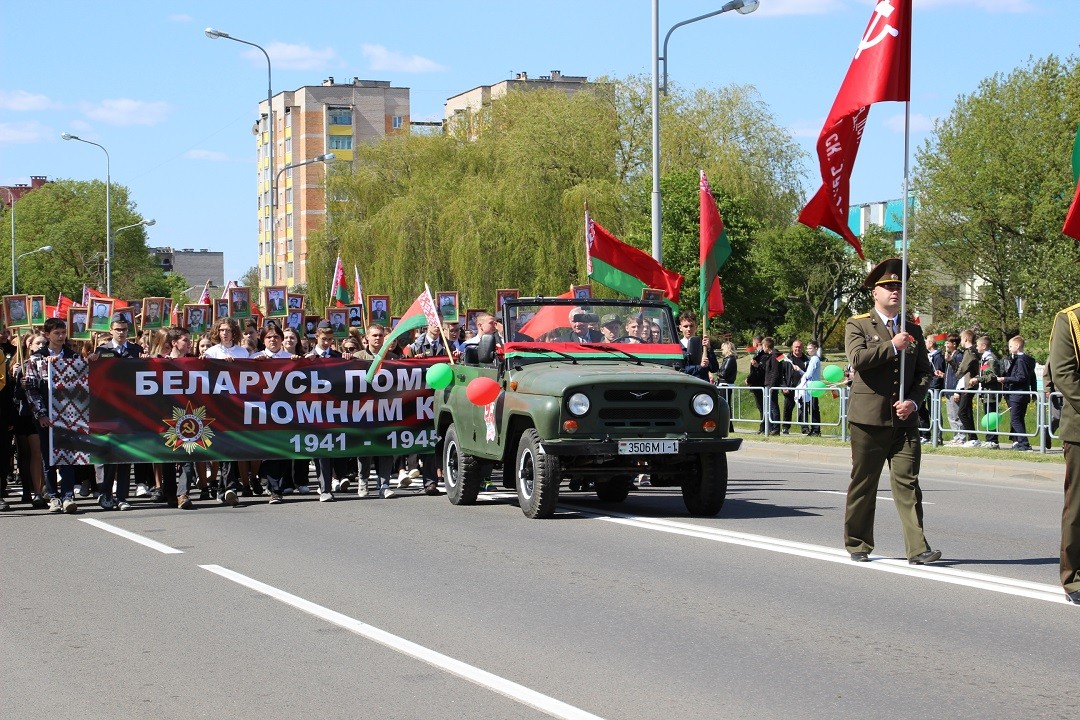 Шествие 9 мая 023 в Ивацевичах