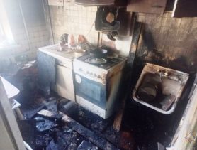 В горевшей квартире в Барановичах обнаружили двух человек без сознания