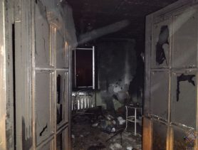 На ночном пожаре в Бресте спасли людей