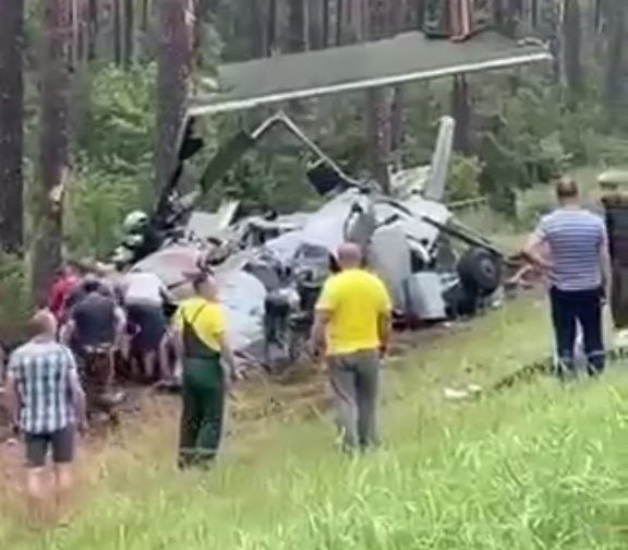 вертолет упал Барановичи