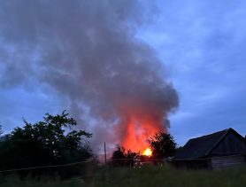 Хозяйка дома погибла на ночном пожаре в Лунинецком районе