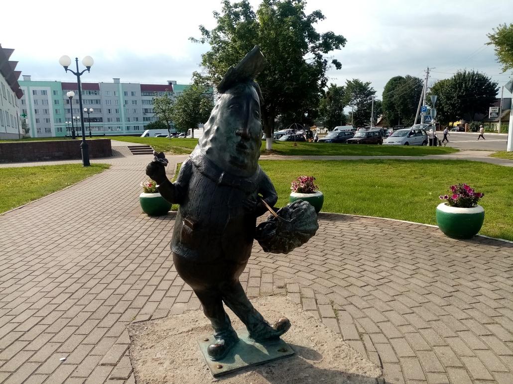 Рынок в Шклове Могилевской области.