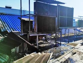 Здание кулинарного цеха горело в Пинске