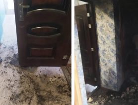Четыре человека оказались заперты в горевшей квартире в Бресте
