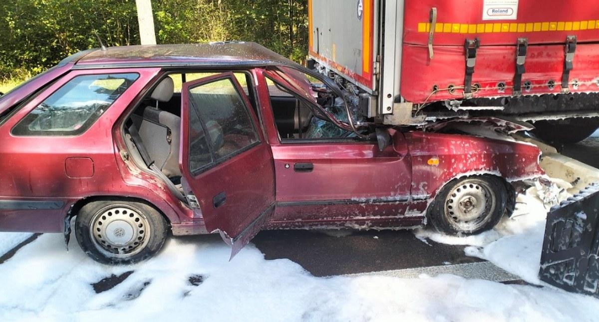 Дальнобойщик из Беларуси попал в аварию в Польше - недалеко от Бреста