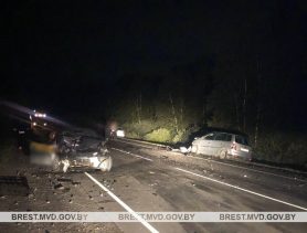 На трассе М-10 водитель уснул за рулем и врезался в такси