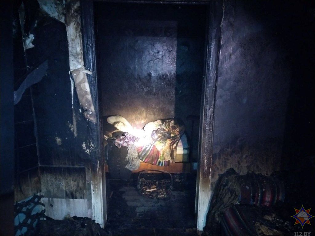 На пожаре погиб человек