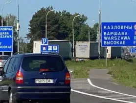 Въезд в Польшу из Беларуси ожидает около 1,8 тыс. легковых авто и 51 автобус