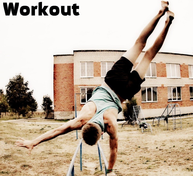 Street Workout на школьнай пляцоўцы