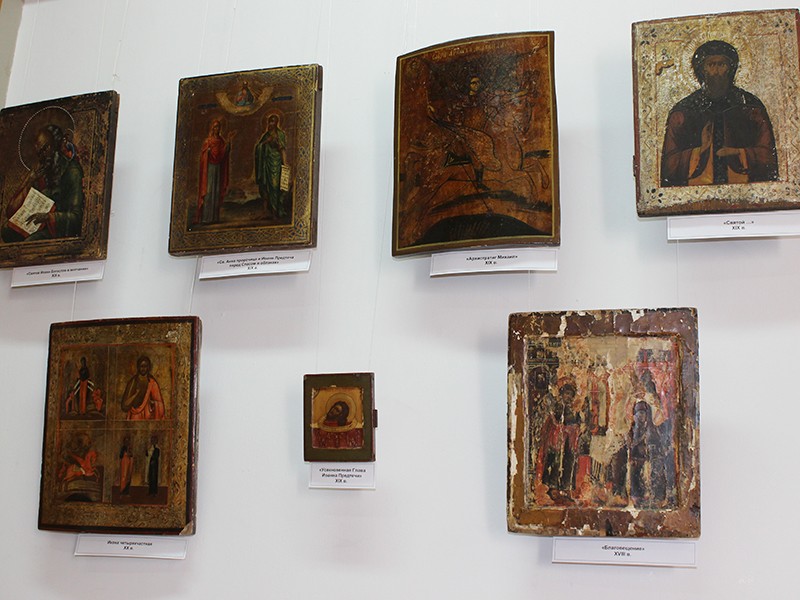 Выставка икон в краеведческом музее г. Ганцевичи