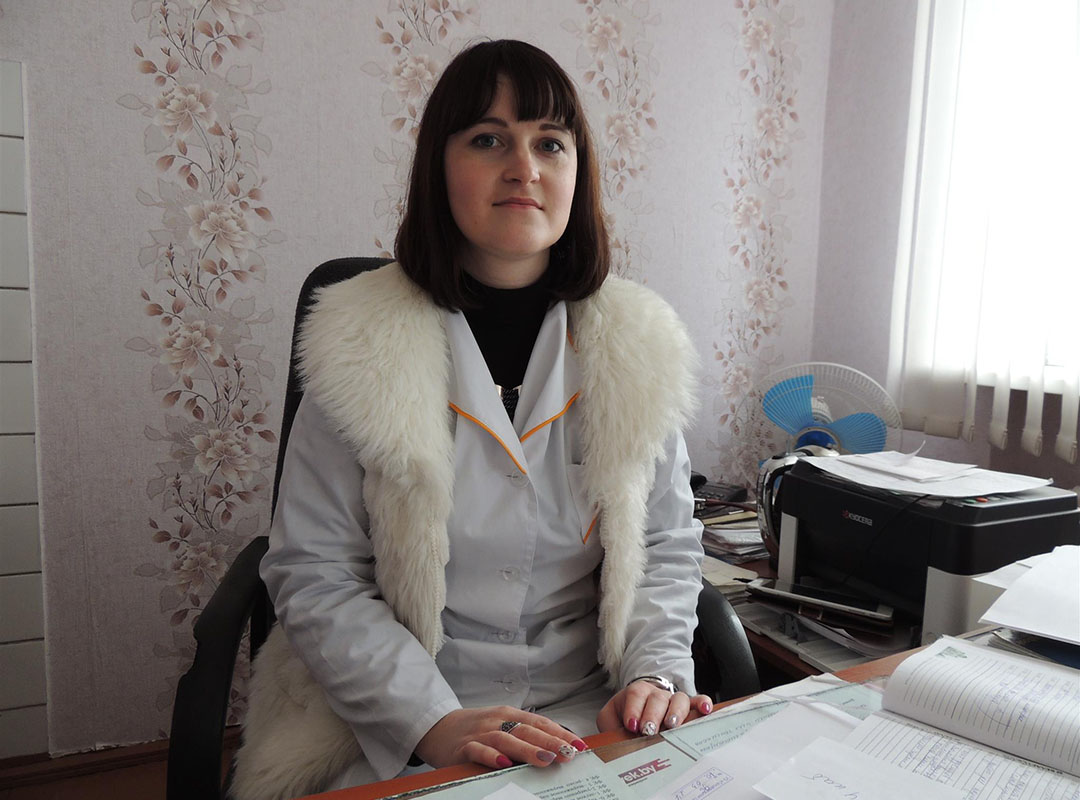 Заведующая поликлиникой УЗ «Ганцевичская ЦРБ» Екатерина Солодуха.