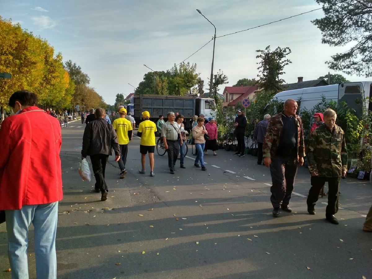 На ярмарке дежурили волонтеры