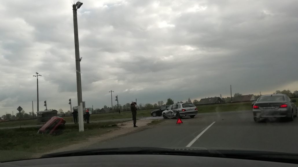 ДТП в Ганцевичах на ул. Красноармейской, 4 мая 2019 года