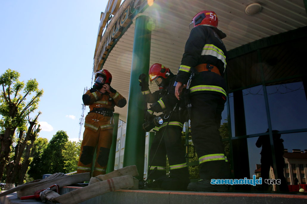 В Ганцевичах «горела» гостиница «Журавушка», 4 июня 2019 года